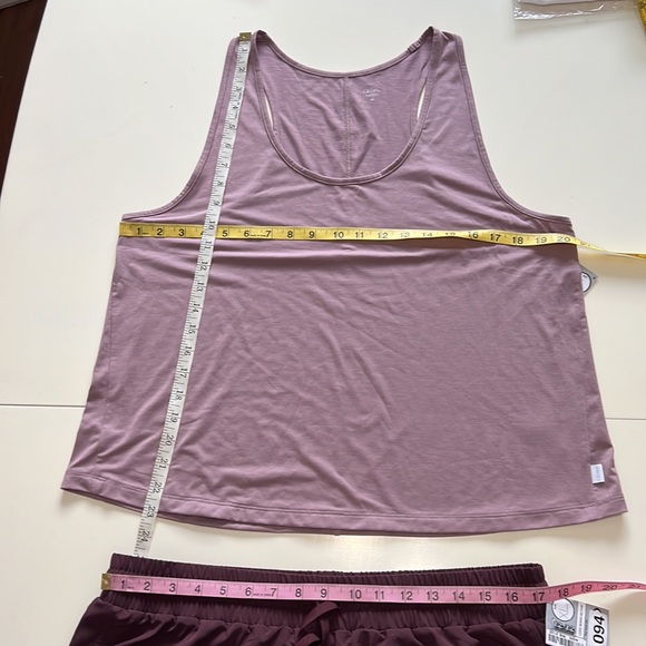 Johnny was Calme Set Elements Waist Short & Effect Tank Fig Purple Size XL - Picture 7 of 15